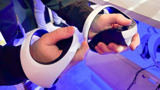The PS VR 2 at CES 2023.