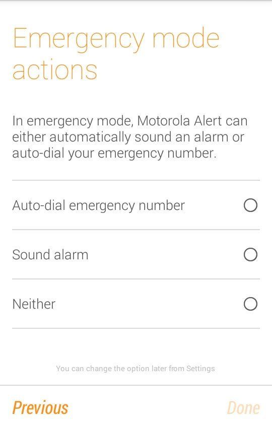 Motorola Alert setup