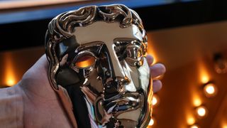 A general view of the BAFTA award trophy ahead of the BAFTA TV Awards 2025 in London, England. (Photo by Klára Šimonová/Getty Images for BAFTA)