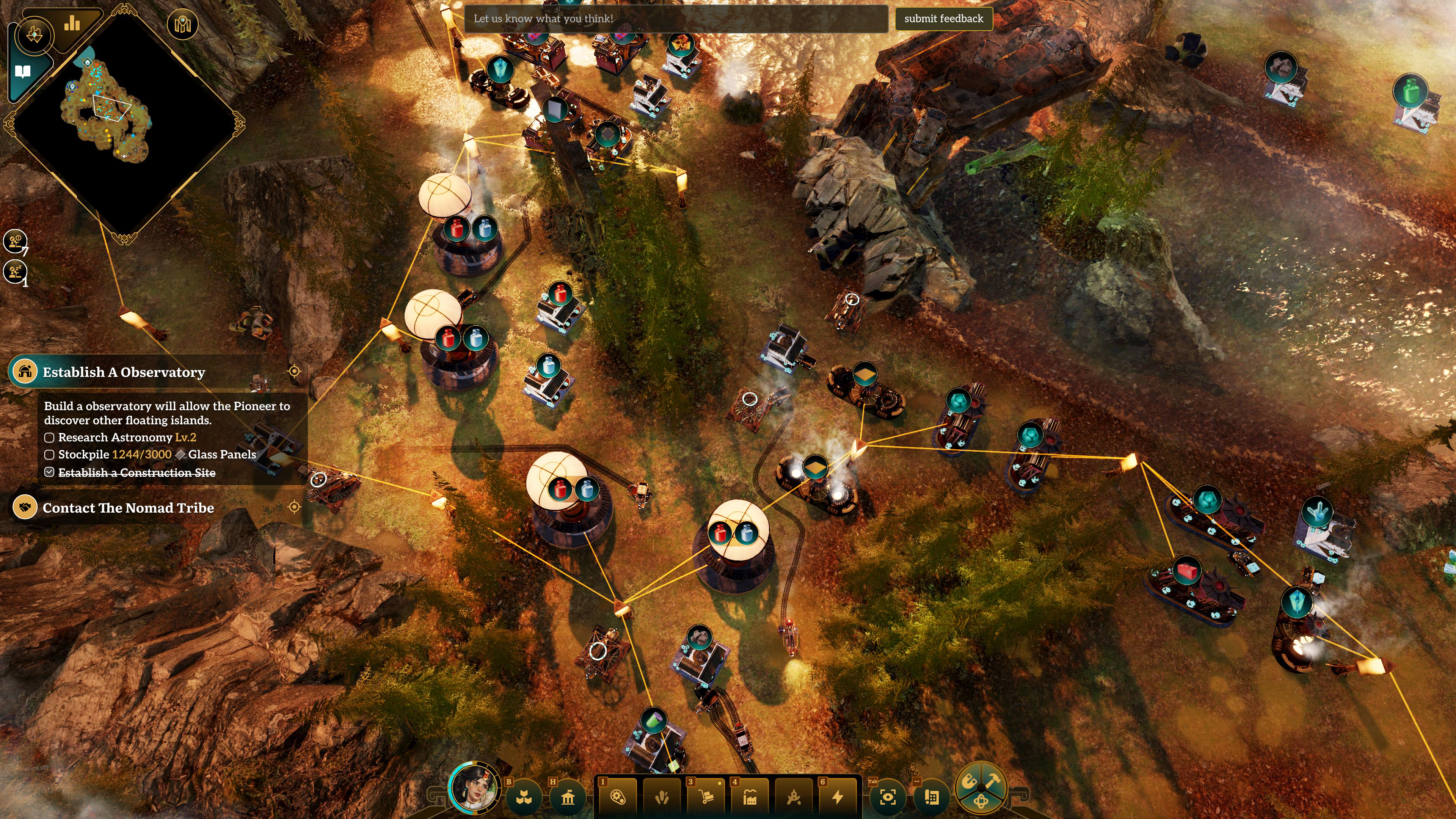 screens of a video game featuring small AI machines