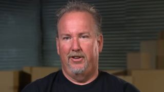 Darrell talking about his storage locker hall