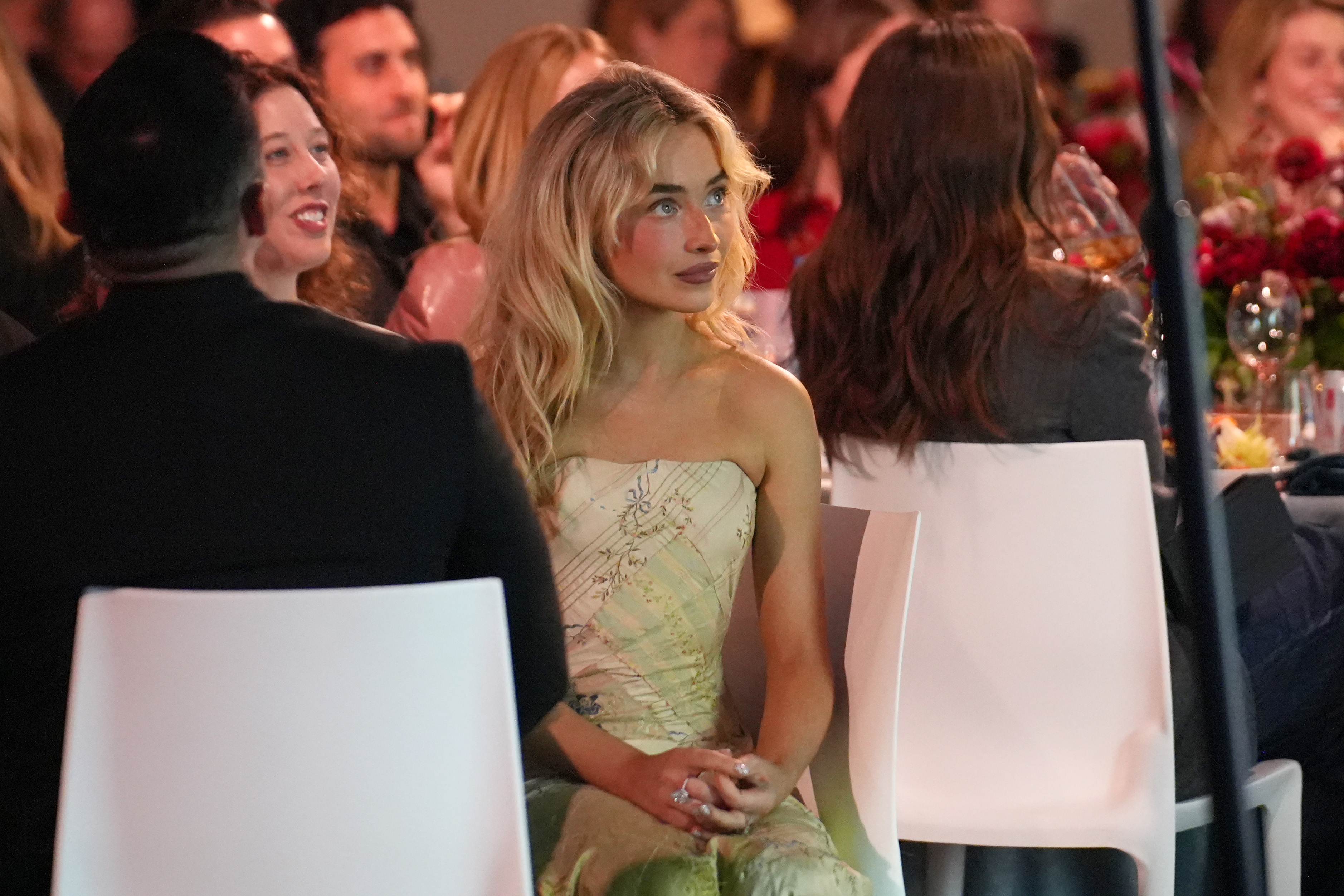 Sabrina Carpenter wearing vintage Ralph Lauren from Spring 2003 at the Variety Hitmakers 2025 Sponsored by Tik Tok event on December 6, 2025 in Los Angeles, California