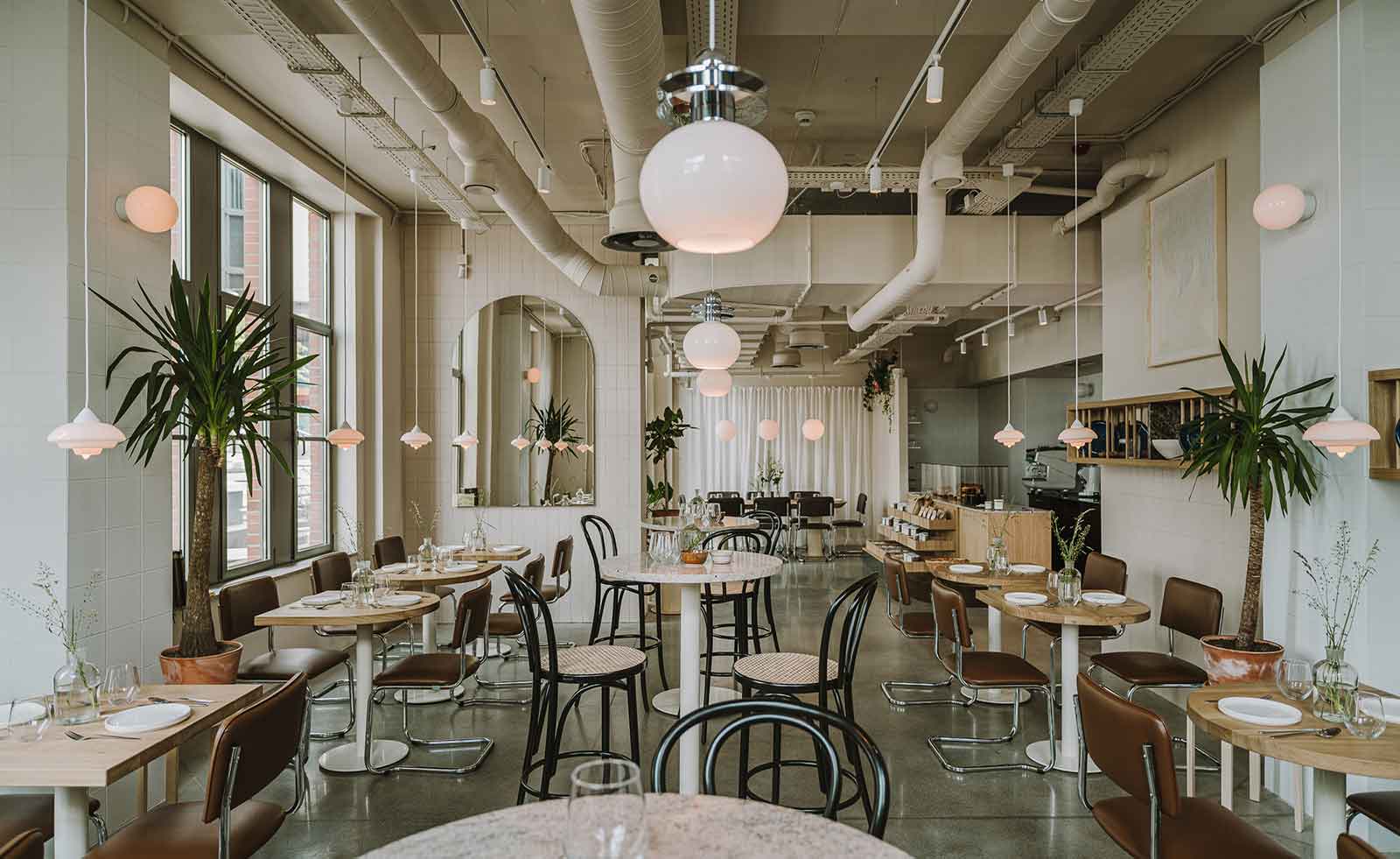Different angle of the dining room