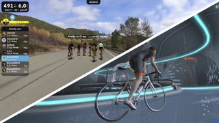 Zwift vs Rouvy