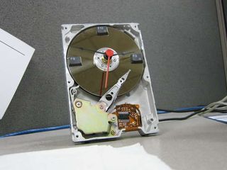 Hard Drive Desk Clock