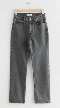 Favorite Cut Cropped Jeans in Grey, Were £65