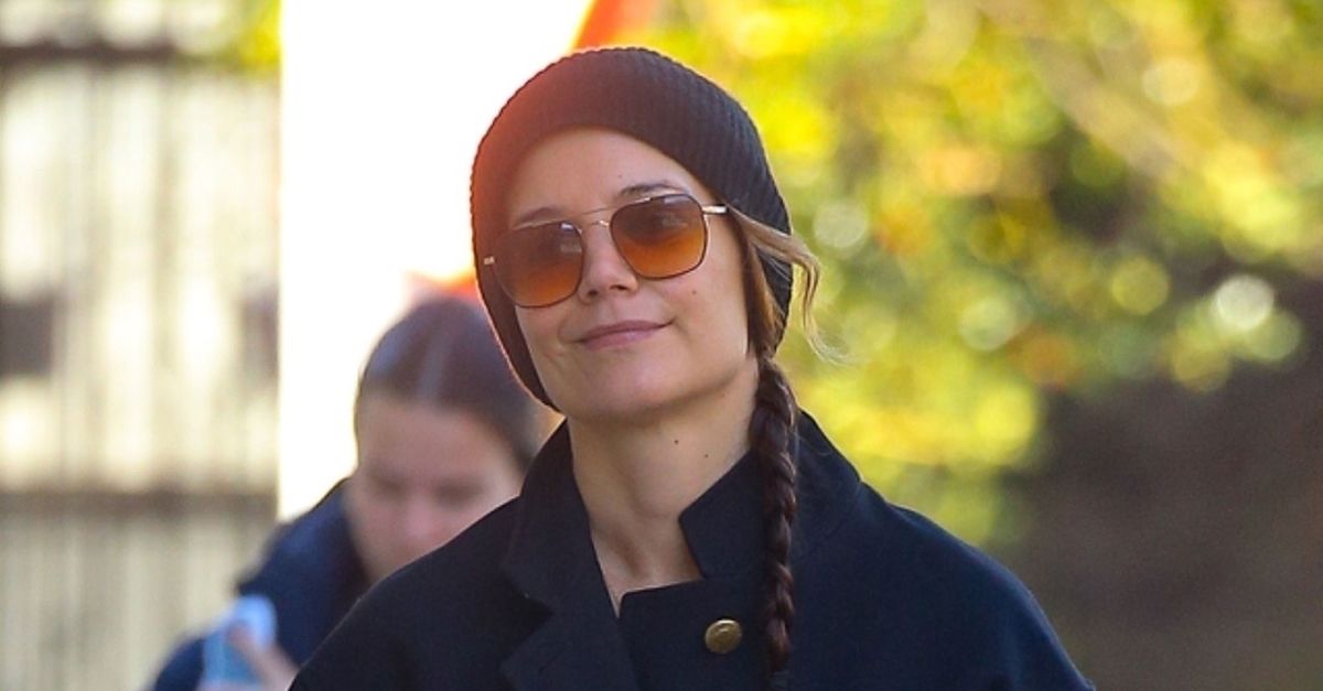 Katie Holmes Wore a Controversial Denim Trend