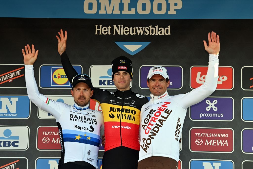 Wout Van Aert wins Omloop Het Nieuwsblad