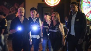 The cast of CSI: Vegas