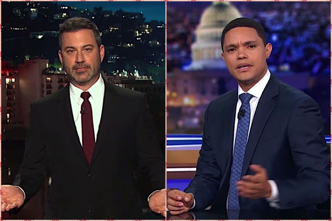 Jimmy Kimmel and Trevor Noah on mass shootings