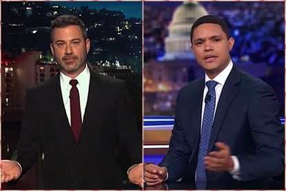 Jimmy Kimmel and Trevor Noah on mass shootings