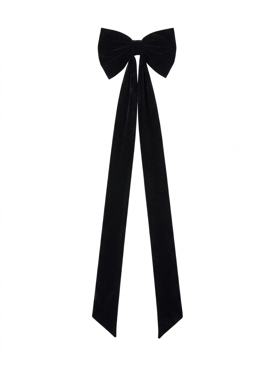 Cox & Cox, Large Green Velvet Bow
