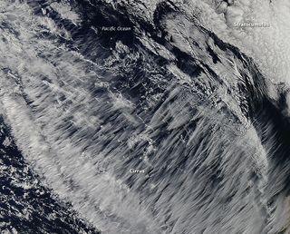 Cirrus off Chile Coast