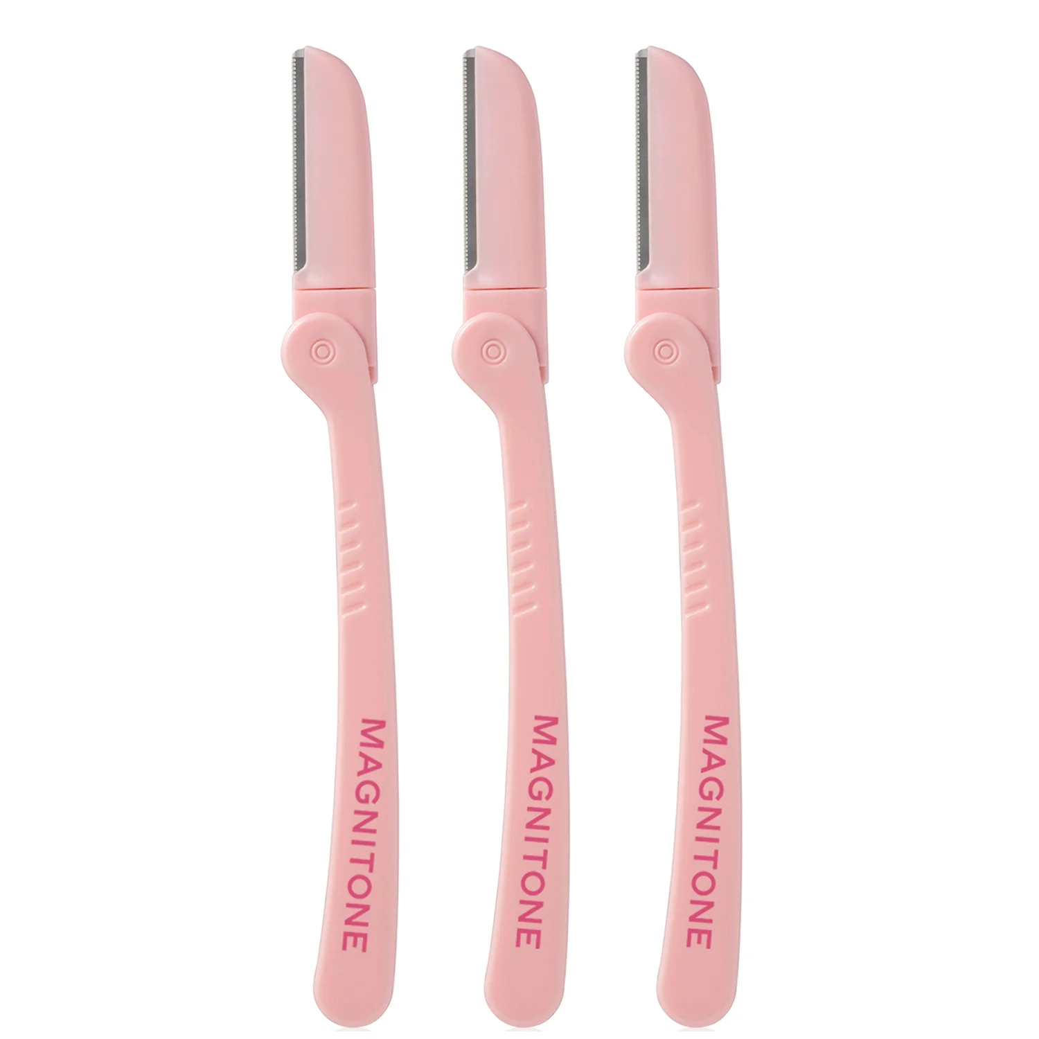 Magnitone Browzthat Eyebrow Shaping and Dermaplane Razor 3 Pack
