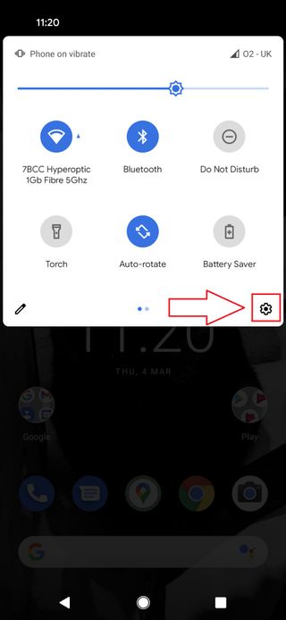 How to use Google Maps in dark mode — Open Android settings