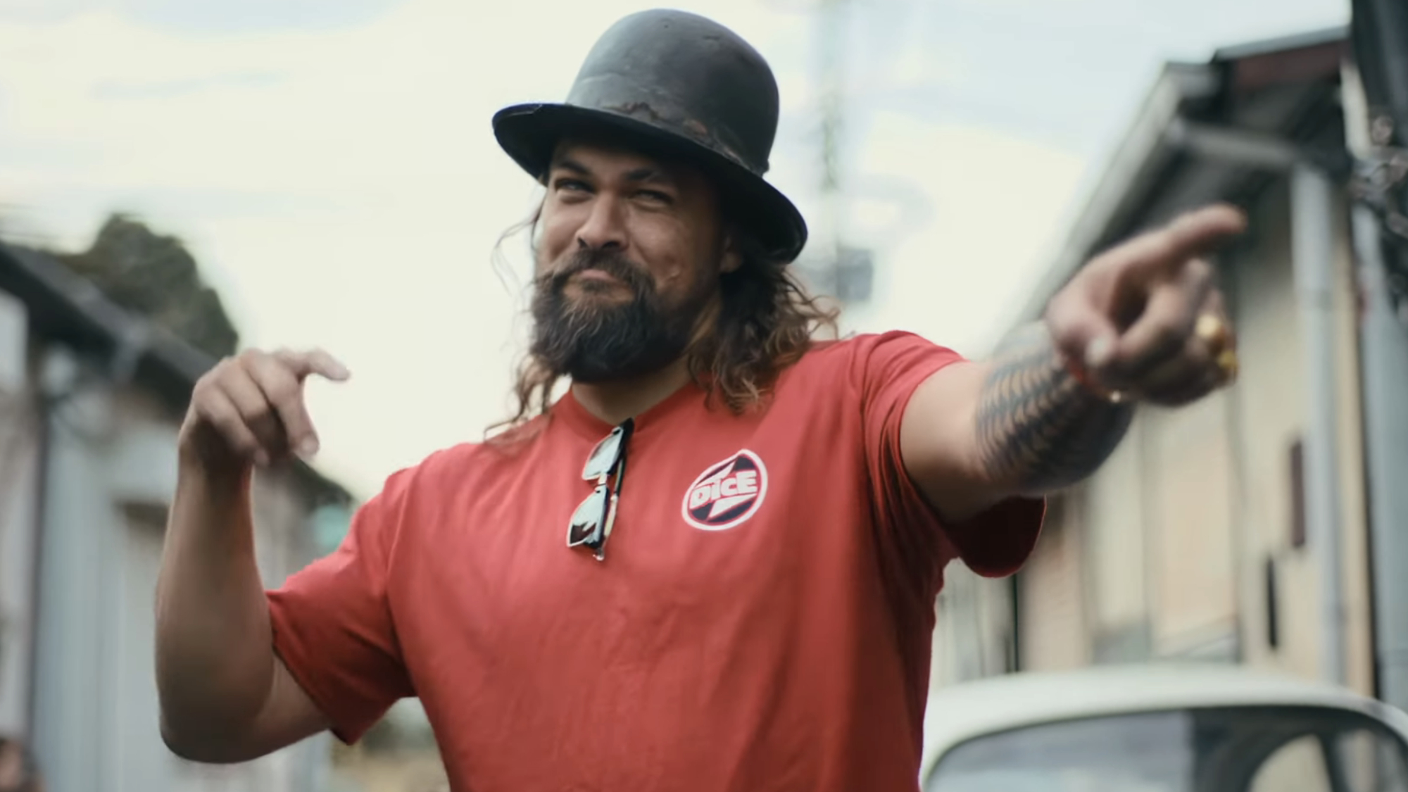 Jason Momoa in the HBO Max docu-travel series On the Roam.