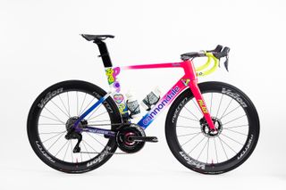 Cannondale's Rapha x Palace SystemSix bike used at the 2022 TdF by EF Education EasyPost