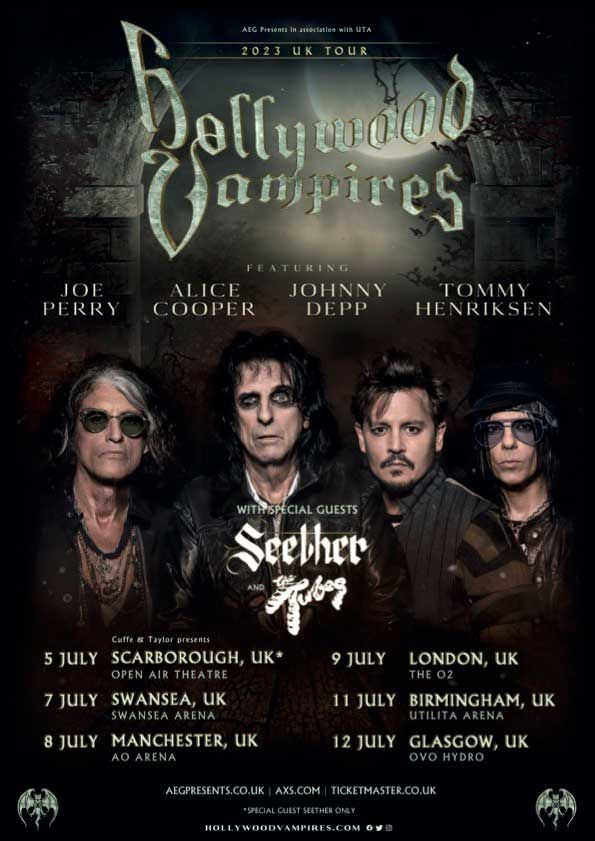 The Hollywood Vampires announce UK arena tour Louder