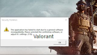 battlefield 6 valorant error message