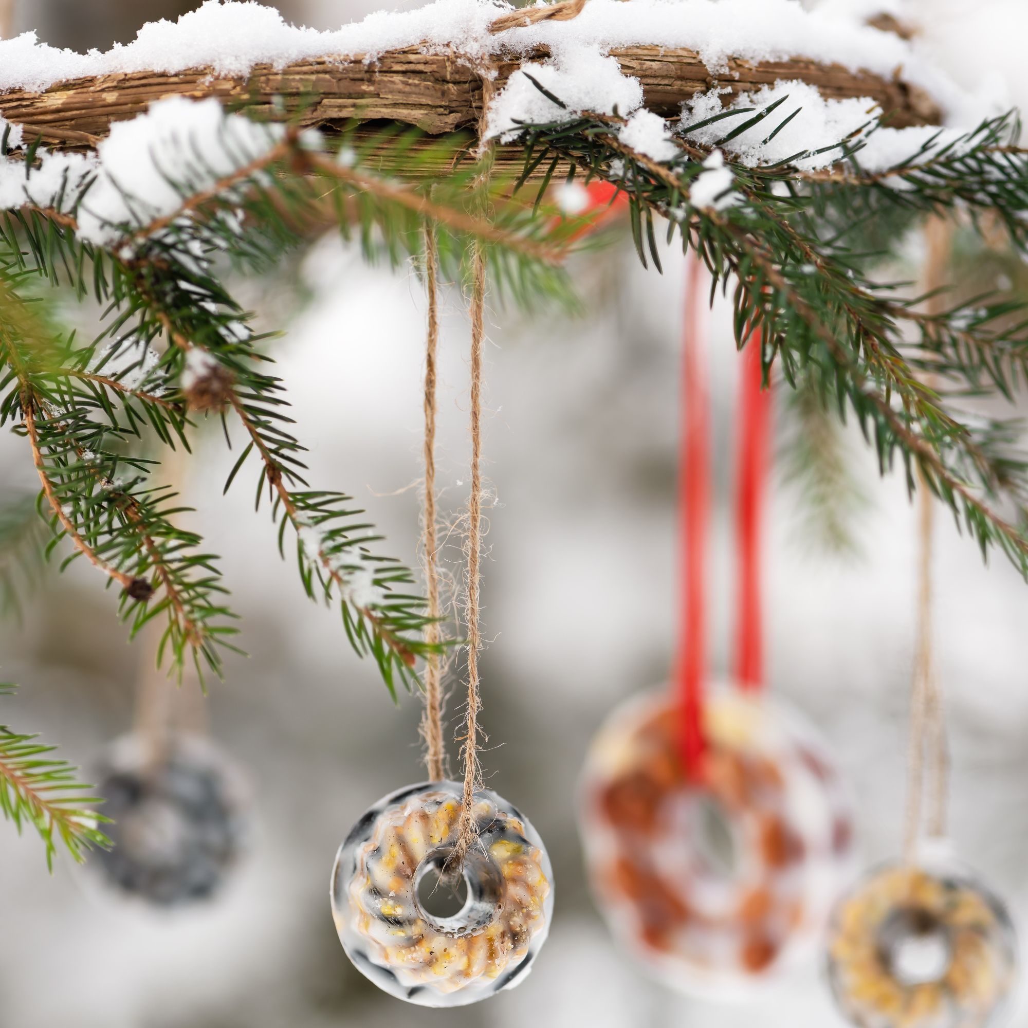 hanging bird feed rings