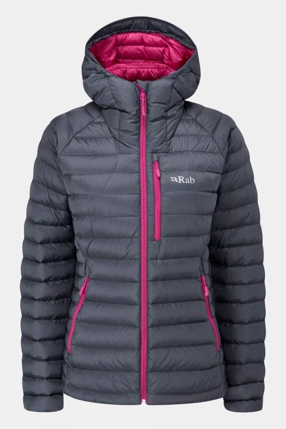 Rab, Women's Microlight Alpine Jacket — Steel
