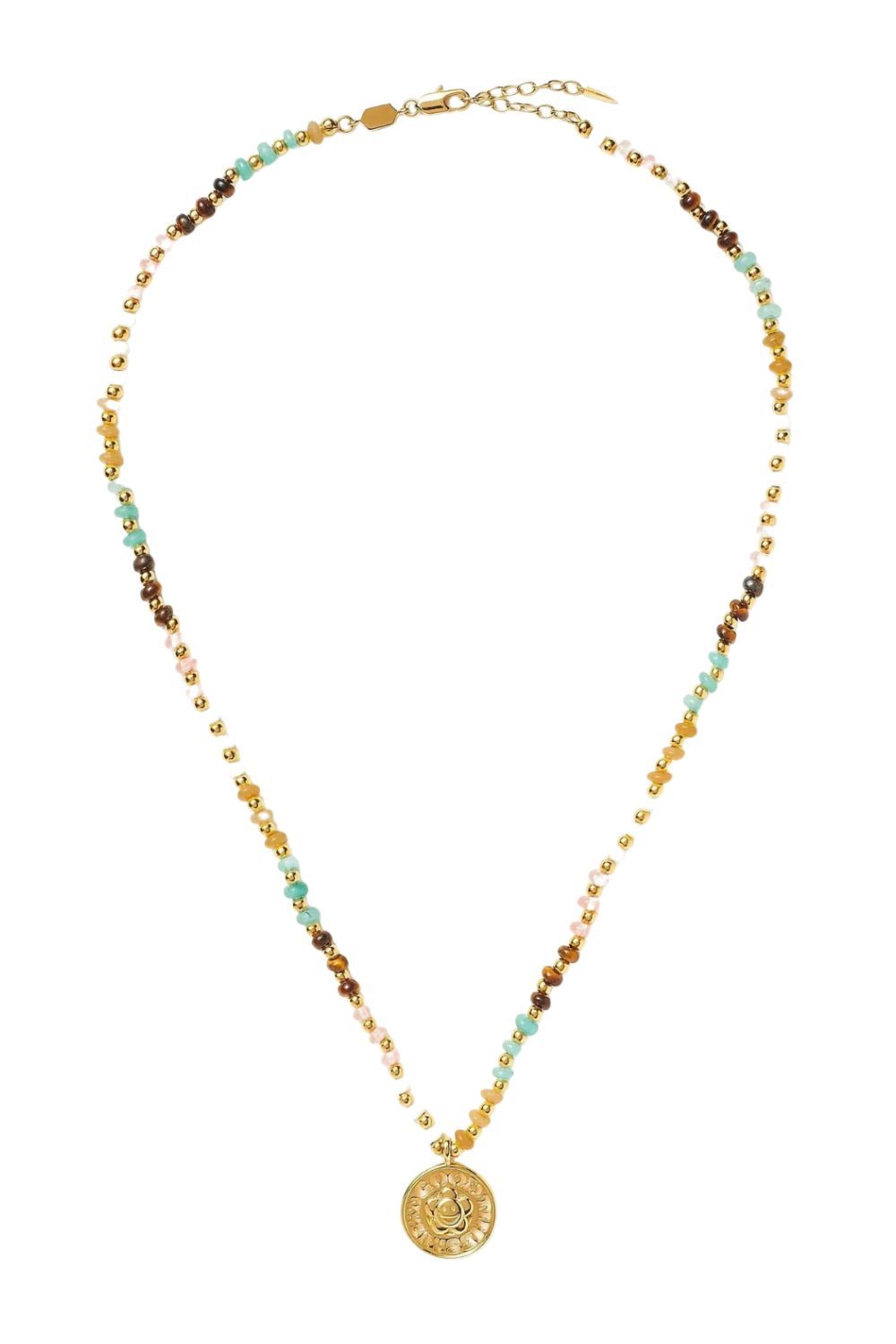 Missoma Good Vibes Sunshine Medallion Necklace