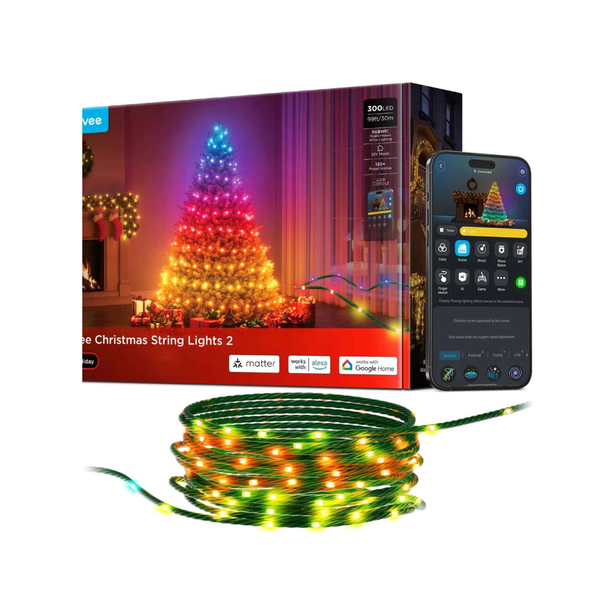 Govee Christmas String Lights 2