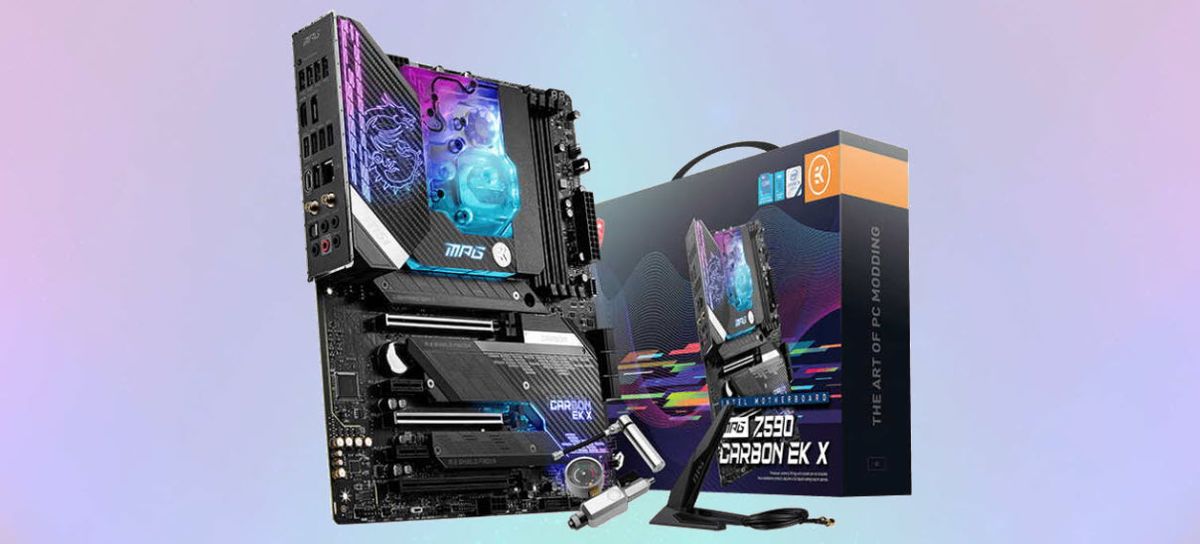MSI MPG Z590 Carbon EK X Review: EK Waterblock Meets Gaming Carbon