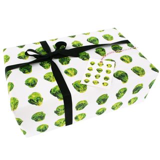 Clare Loves brussels sprouts gift wrap