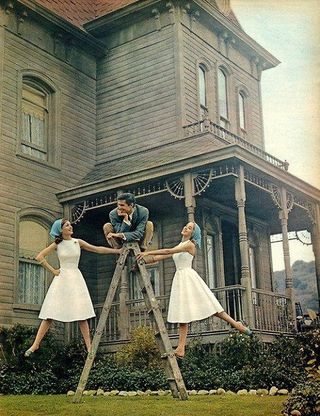 Anthony Perkins Psycho Ladder