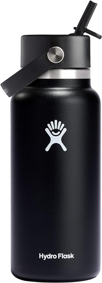 Hydro Flask Wide Mouth Water Bottle with Straw: was $44 now $34 @ Amazon