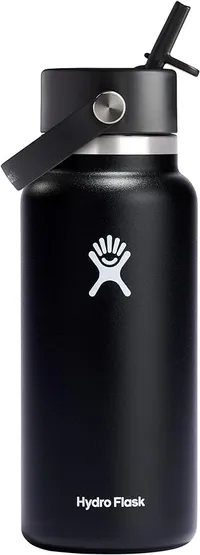 Hydro Flask Wide Mouth Water Bottle with Straw: was $44 now $35 @ Amazon