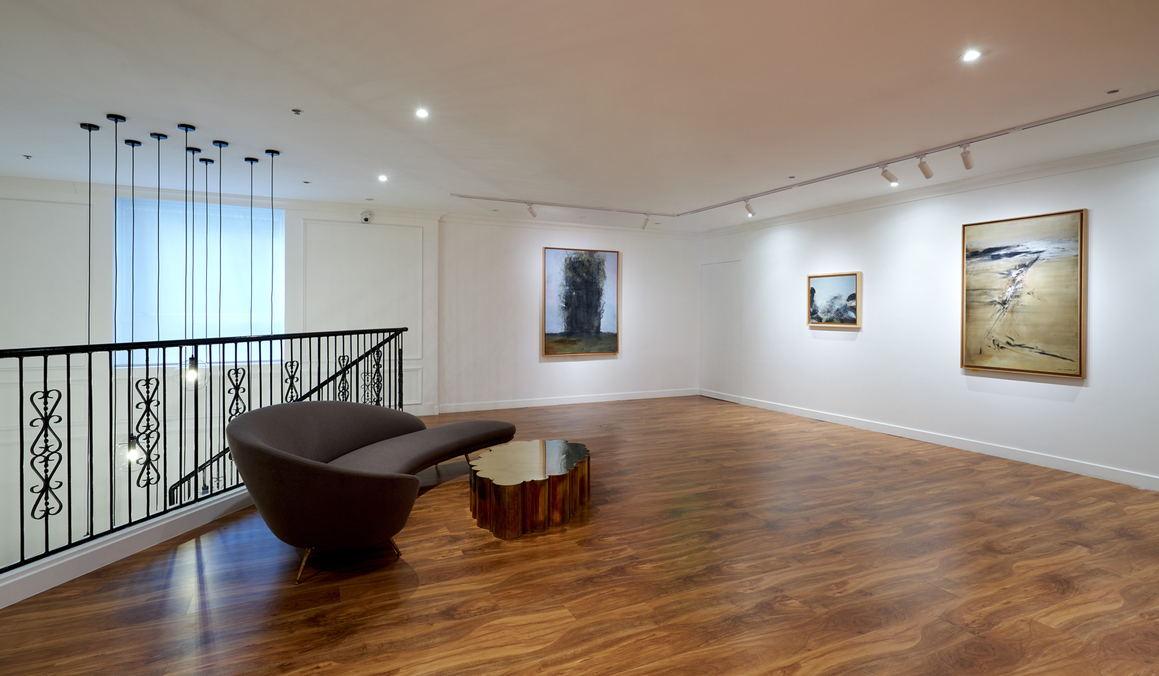 Installation view, ‘Friendship and Reconciliation: Zao Wou-Ki’.
