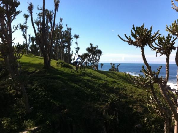 Rad riding on the Wild Coast