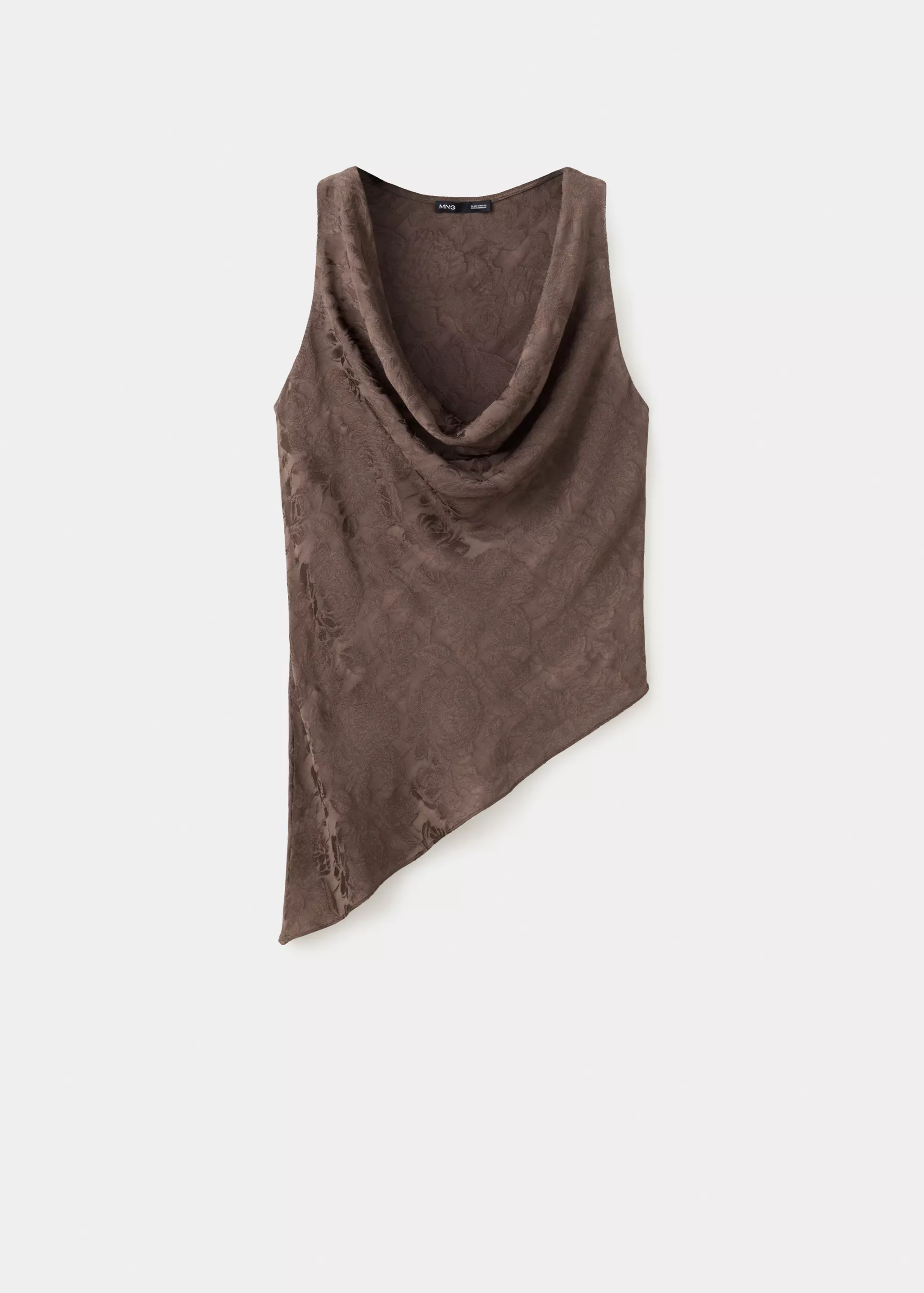 Asymmetrical Jacquard Top - Women | Mango Usa