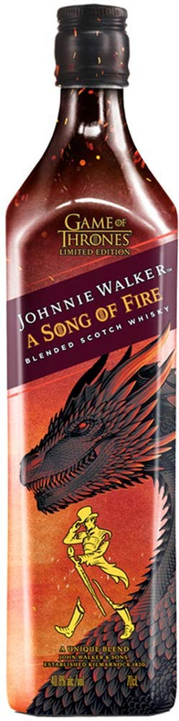 Johnnie Walker Song of Fire Blended Scotch Whisky Game of Thrones Limited Edition 70cl | £25.49 | Was £34 | Save £8.51