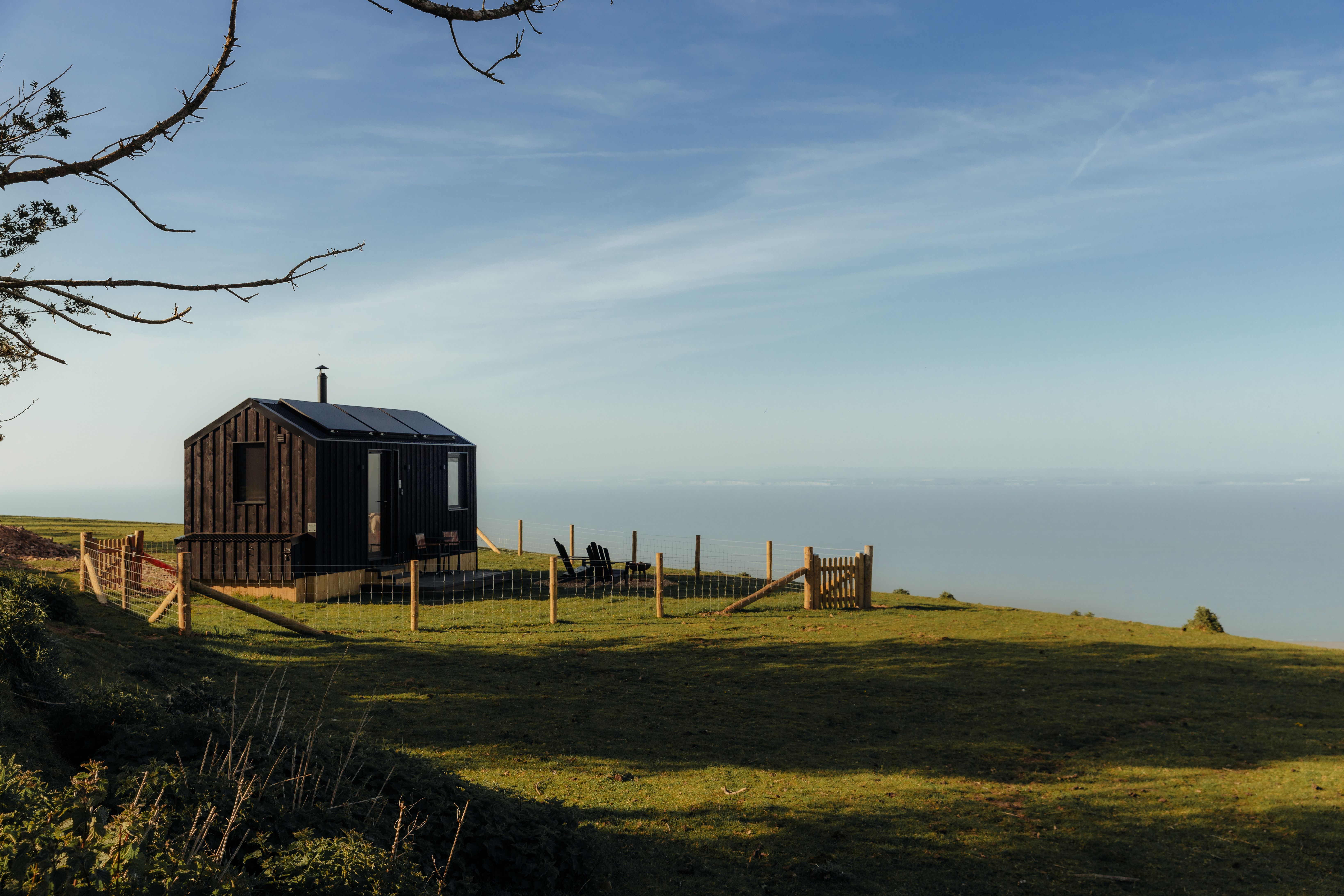 unplugged seafront cabins