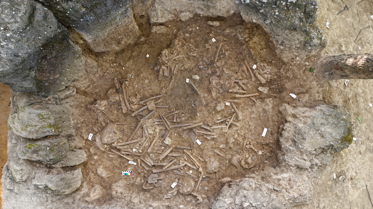 1,200-year-old giant 'death jar' in Laos contains generations of human skeletons
