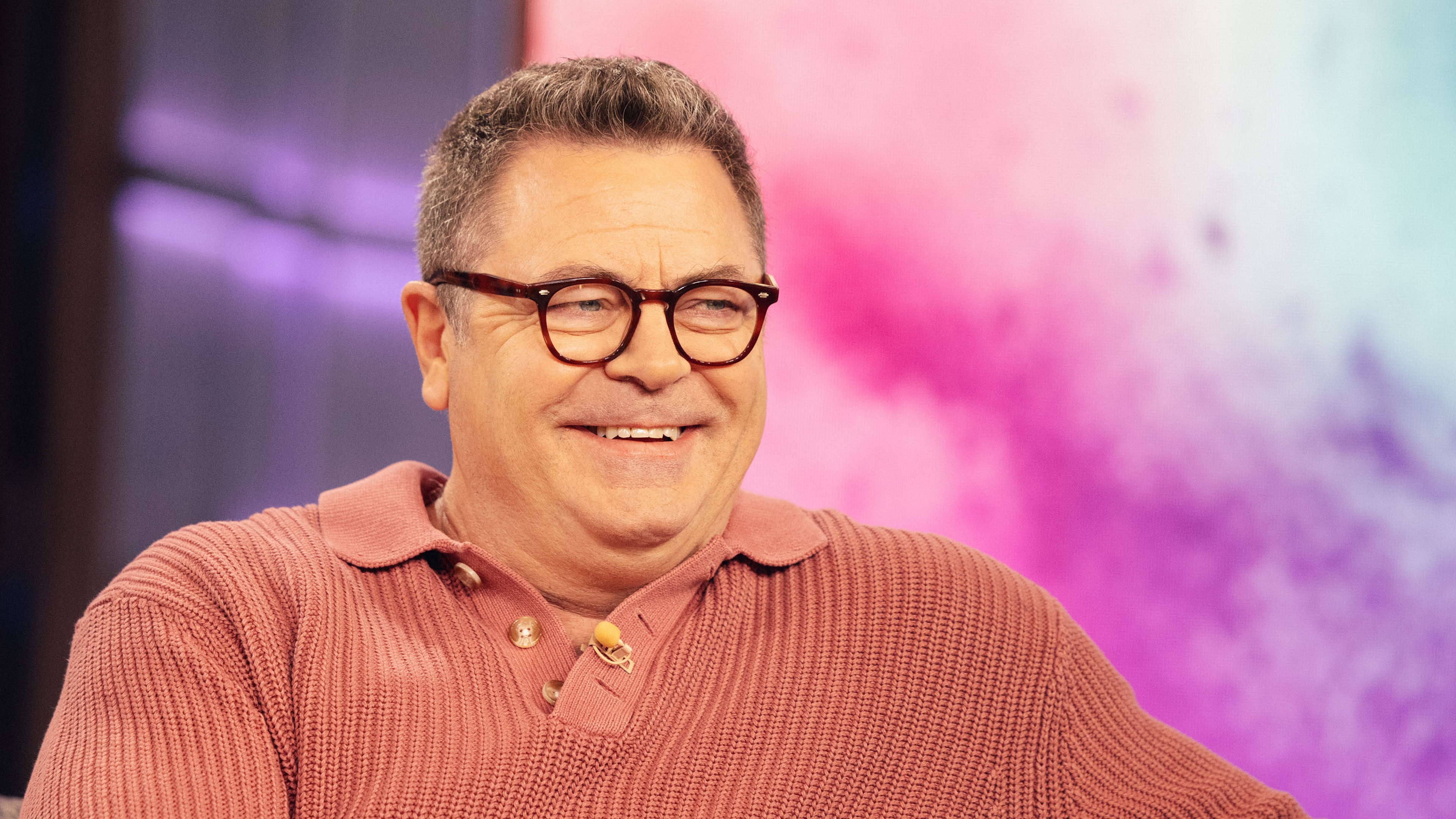 THE KELLY CLARKSON SHOW -- Episode A5133 -- Pictured: Nick Offerman -- (Photo by: Weiss Eubanks/NBCUniversal via Getty Images)