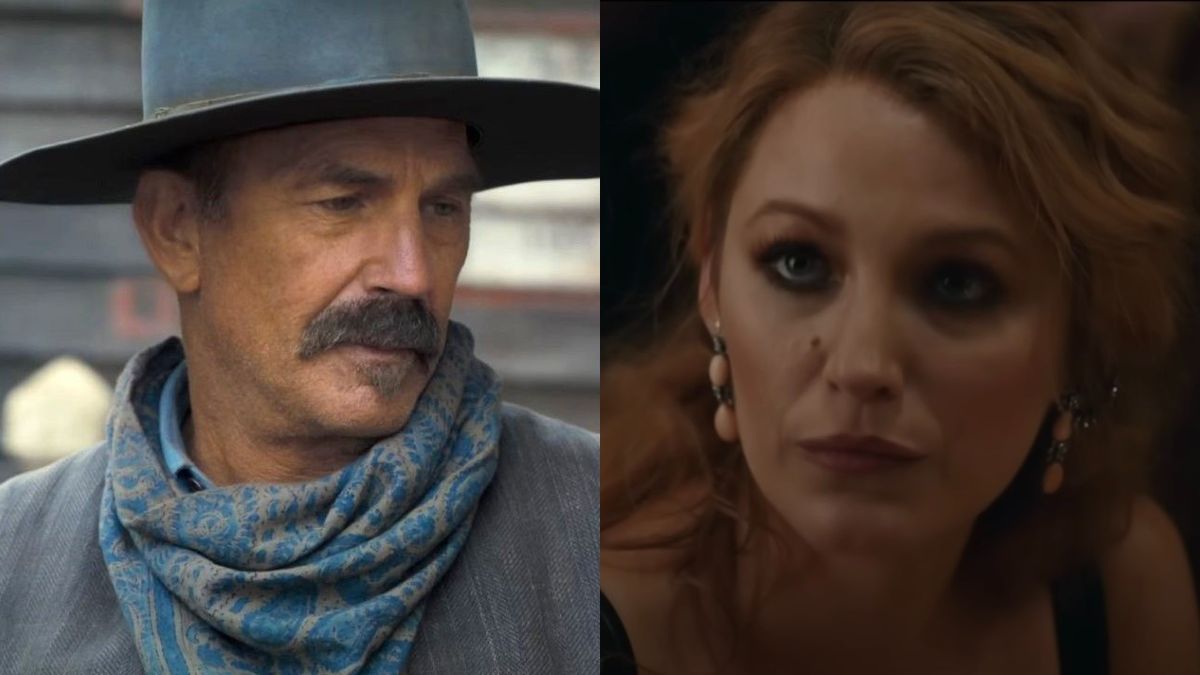 Kevin Costner in Horizon: An American Saga, and Blake Lively in It Ends with Us