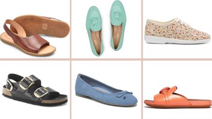 best flat shoes to wear with dresses