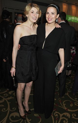 Hayley Atwell with Jodie Whittaker.