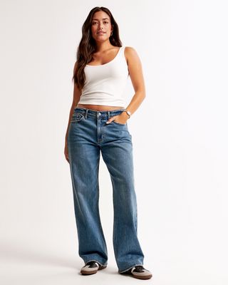 Curve Love Low Rise Baggy Jean