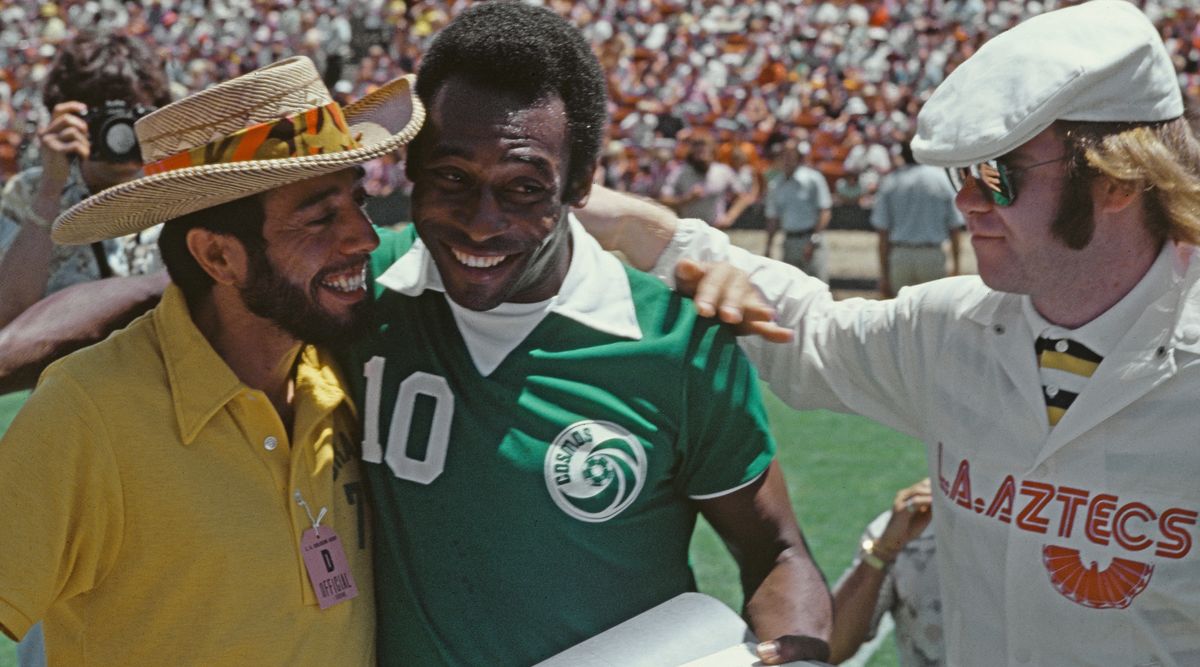 Sergio Mendes, Pele and Elton John, 1977