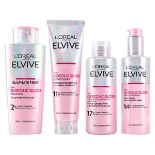 L'Oréal Paris Elvive Glycolic Gloss Routine 