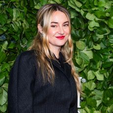 Shailene Woodley wears red lipstick