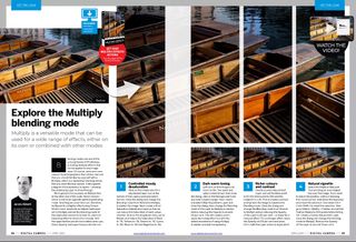 Digital Camera magazine's April 2024 Get the Look tutorial, covering Multiply blending modes in Adobe Photoshop