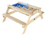 Plum Surfside Sand Pit and Water Wooden Picnic Table