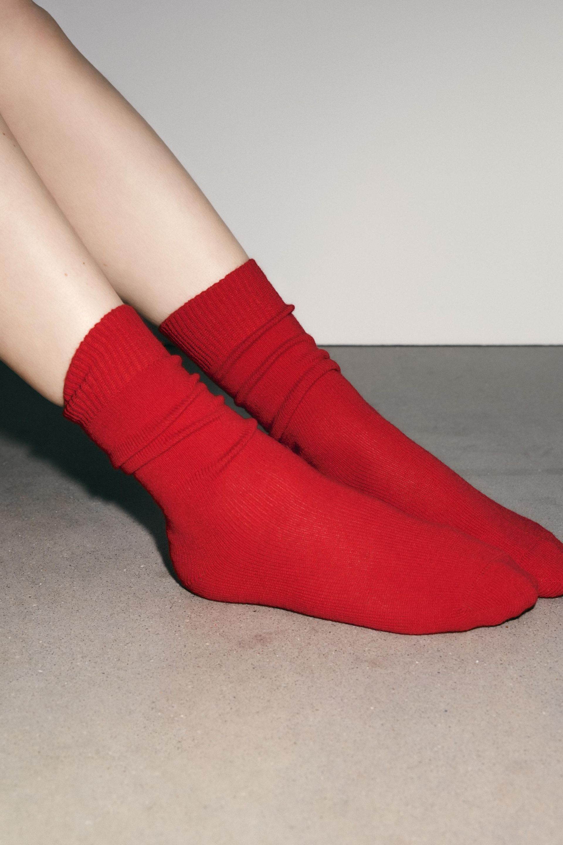 Tall Wool Blend Socks