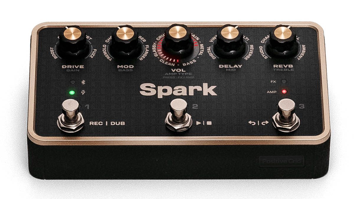 Positive Grid brings its smart amp experience to your ‘board with the Spark Pedal: “Bring the tone and power of Spark amps to live performances, rehearsals, home practice and recording sessions”